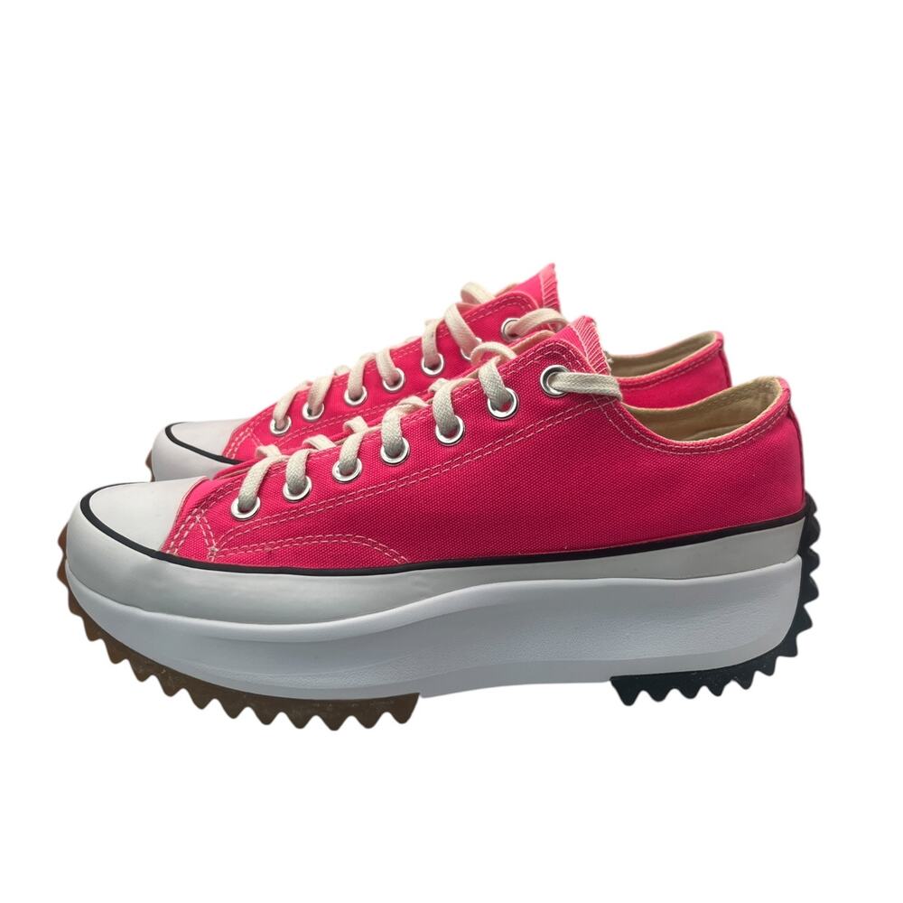 Converse Run Star Motion Neon Pink Platform Sneakers Low Top Womens 10 Mens 8.5 - Picture 2 of 7